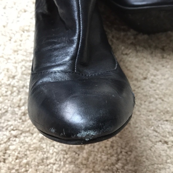Nine West leather heeled bootie size 9.5 - Picture 5 of 9